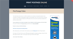 Desktop Screenshot of printingpostage.com